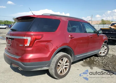 2018 Ford Explorer Xlt из США, поврежденный, VIN 1FM5K8DH7JGA38831